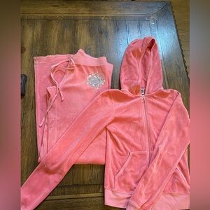 Juicy Couture velour track suit